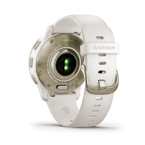 GARMIN - Venu 2 Plus, GPS, Elfenbein + Creme Gold Smartwatch